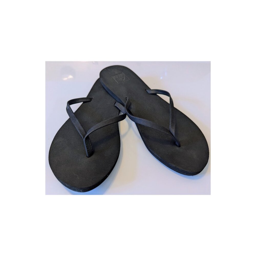 Reef Women's Bliss Nights Black Flip Flop Sandals Size 9
